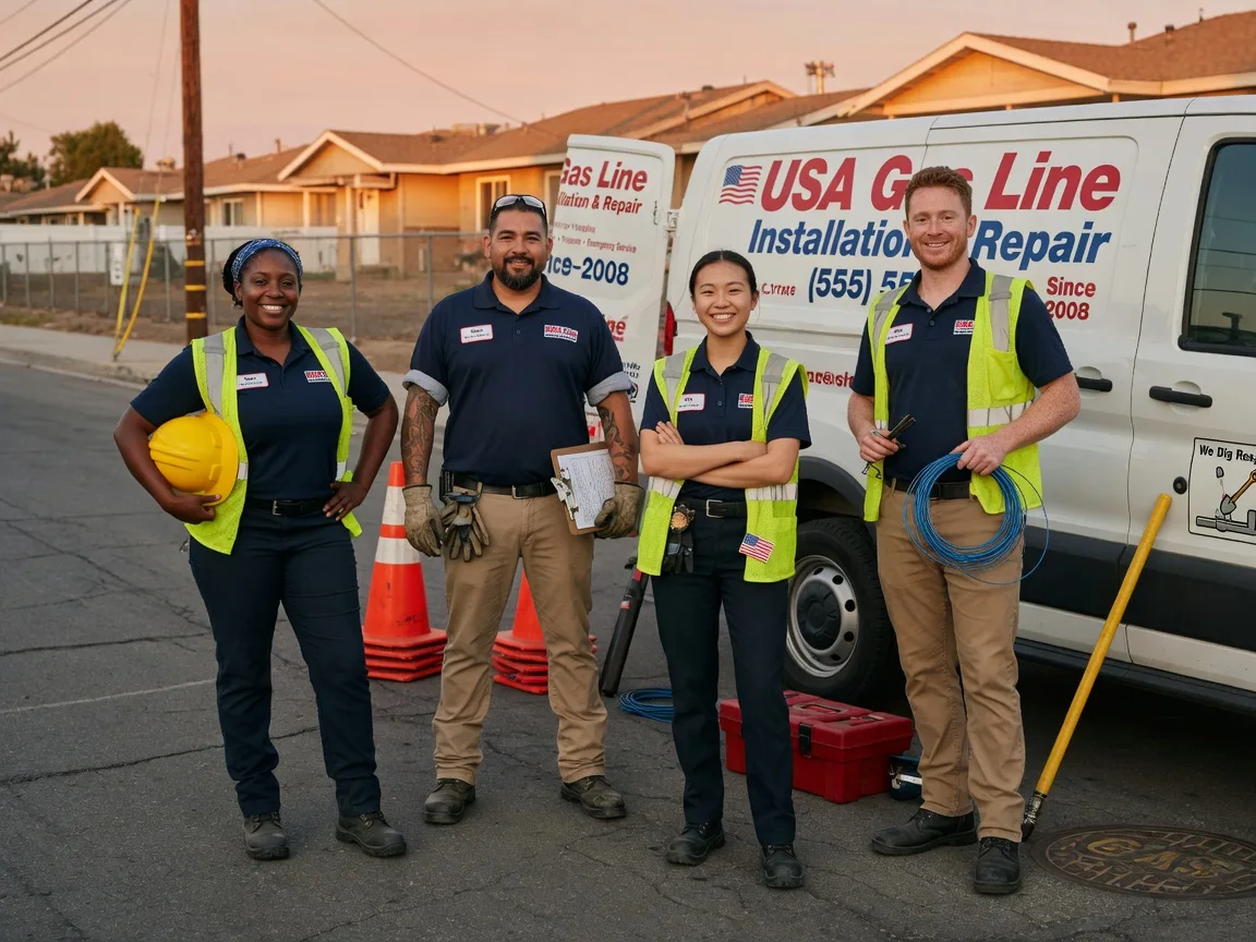 Gas Line Installation company in Buckholts, TX